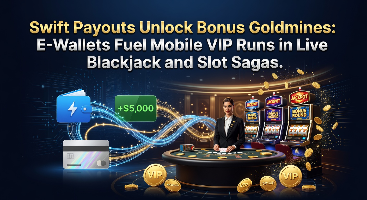 Smartphone zeigt Live-Blackjack-Tisch mit E-Wallet-Auszahlungsoption und VIP-Bonus-Anzeige