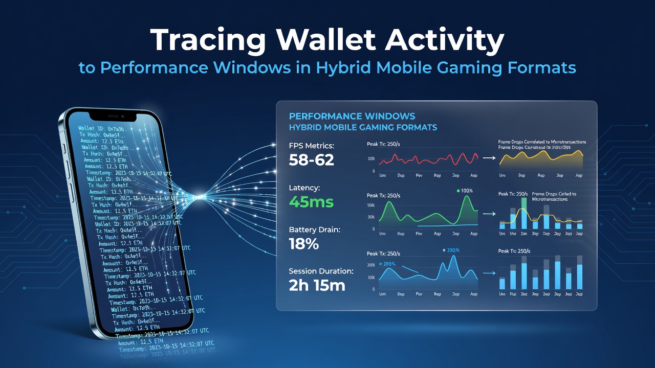 Darstellung der Verknüpfung von Wallet-Transaktionen mit Leistungsfenstern in mobilen Hybrid-Gaming-Umgebungen