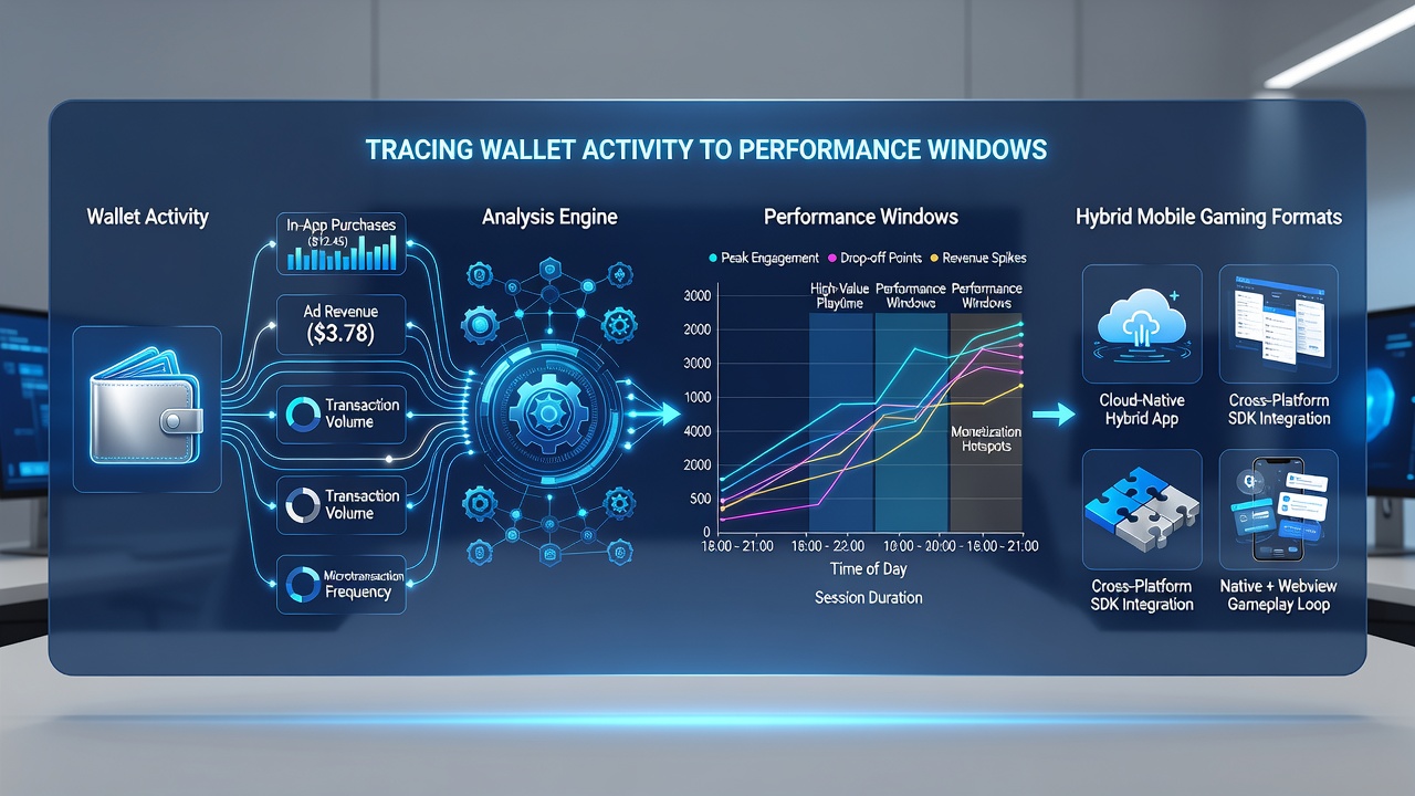 Visualisierung von Datenströmen zwischen Wallet-Aktivitäten und Performance-Analysen in hybriden Gaming-Formaten