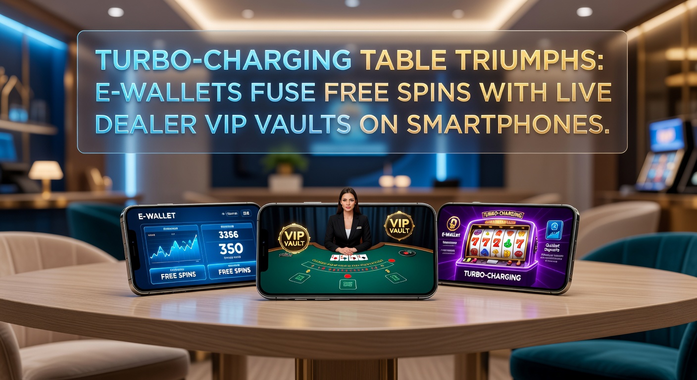 Live-Dealer-VIP-Tisch auf Smartphone-Bildschirm mit E-Wallet-Benachrichtigung und Freispiel-Übertragung